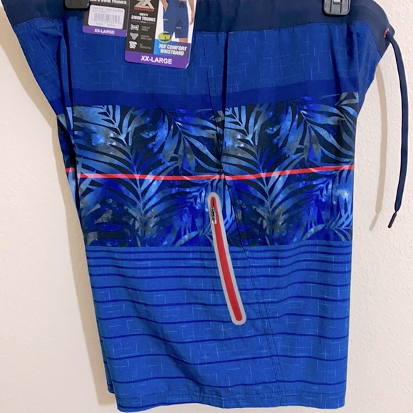 ZEROXPOSUR Men's Blu Venus Swim Trunks Size M - Picture 3 of 4